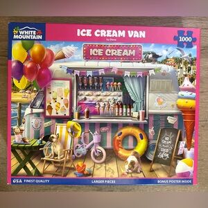 White Mountain Ice Cream Van 1000pc Puzzle